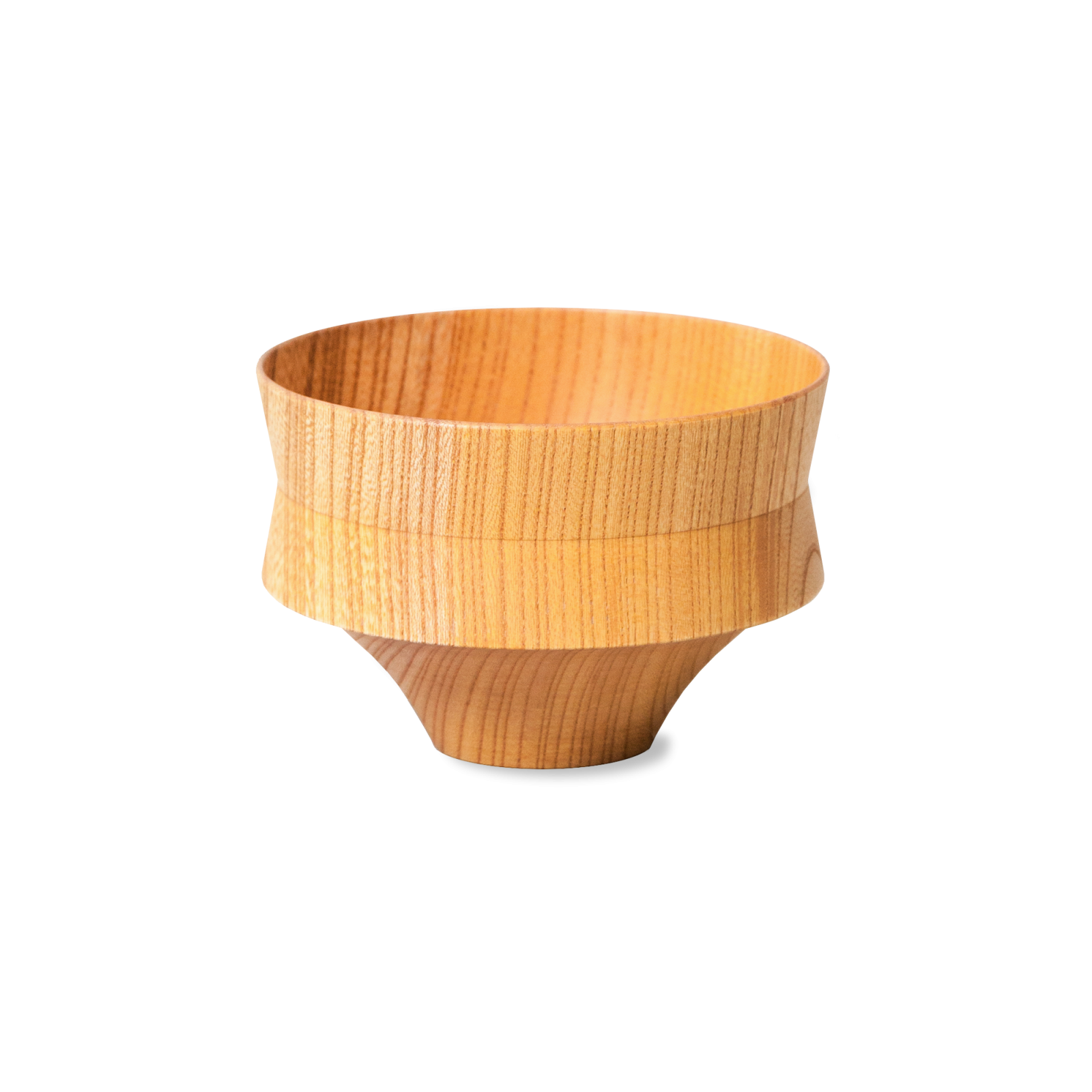 Tsumugi Kine Wooden Bowl, Natural - Gessato Design Store