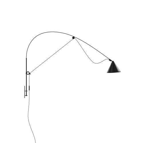 Ayno Wall Lamp - Large - Black - Gessato Design Store