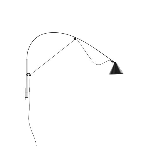 Ayno Wall Lamp - Large - Black - Gessato Design Store