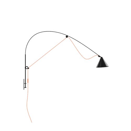 Ayno Wall Lamp - Large - Black - Gessato Design Store