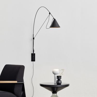 Ayno Wall Lamp - Large - Black - Gessato Design Store