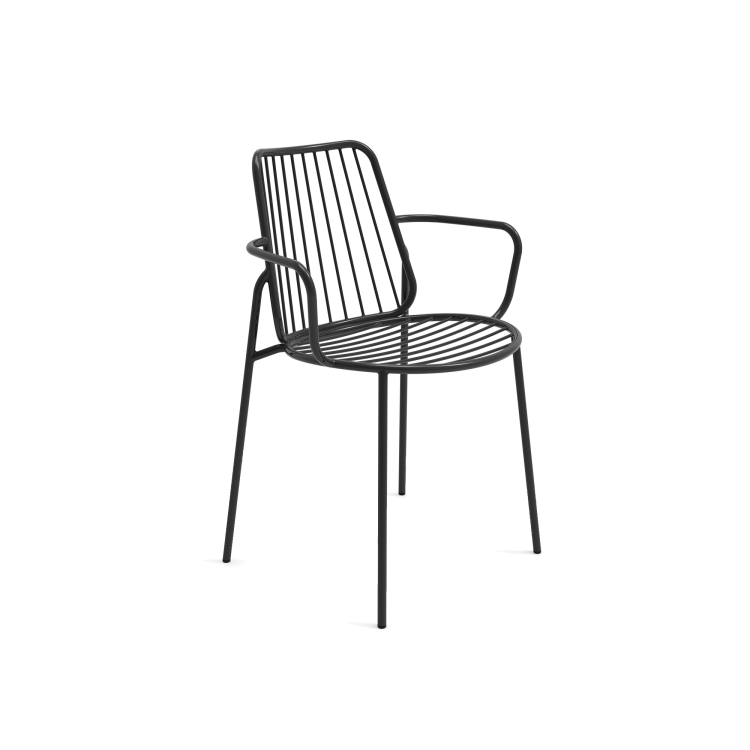 Billa Outdoor Armchair, Black