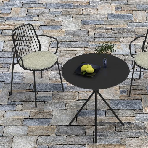 Billa Outdoor Armchair, Black - Gessato Design Store