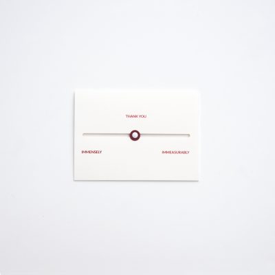 Thank You Card - Gessato Design Store