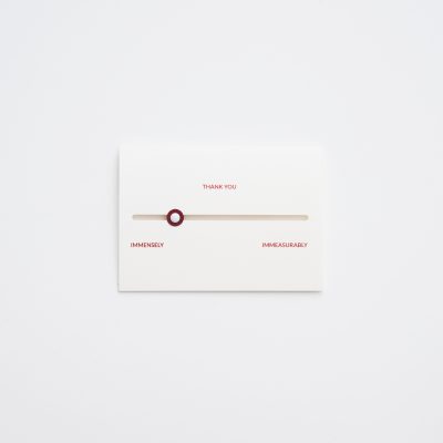 Thank You Card - Gessato Design Store