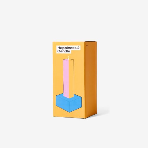 Happiness Pillar Candle - Gessato Design Store