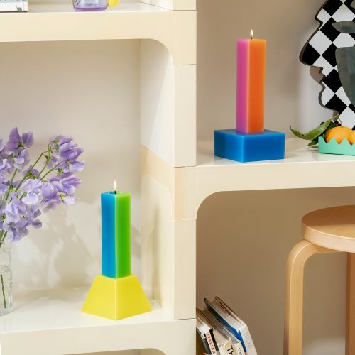 Happiness Pillar Candle - Gessato Design Store