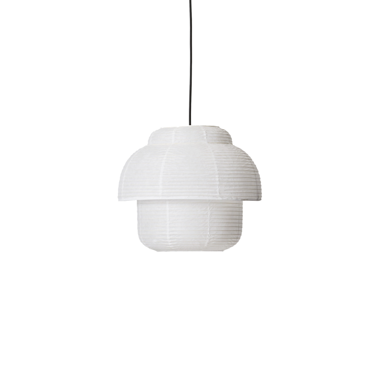 Papier Double Pendant Lamp 40 – White