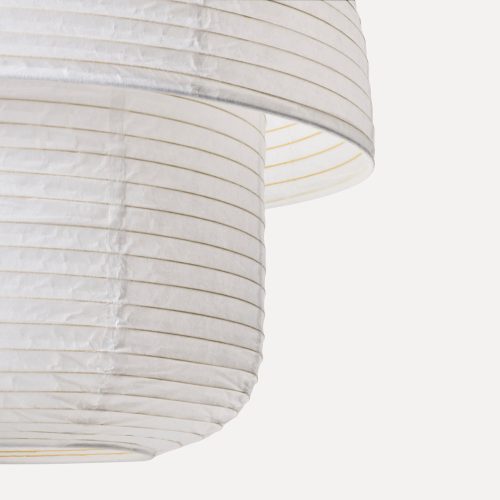 Papier Double Pendant Lamp 40 - White - Gessato Design Store