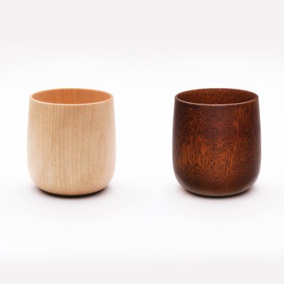 Yuki Wooden Cup, Natural - Gessato Design Store