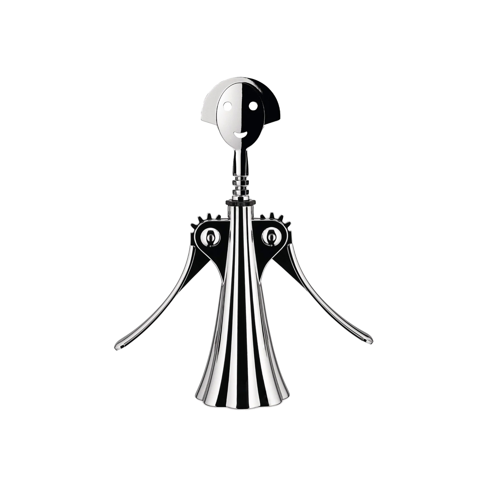 Anna G. - Smiling Corkscrew, Stainless Steel - Gessato Design Store