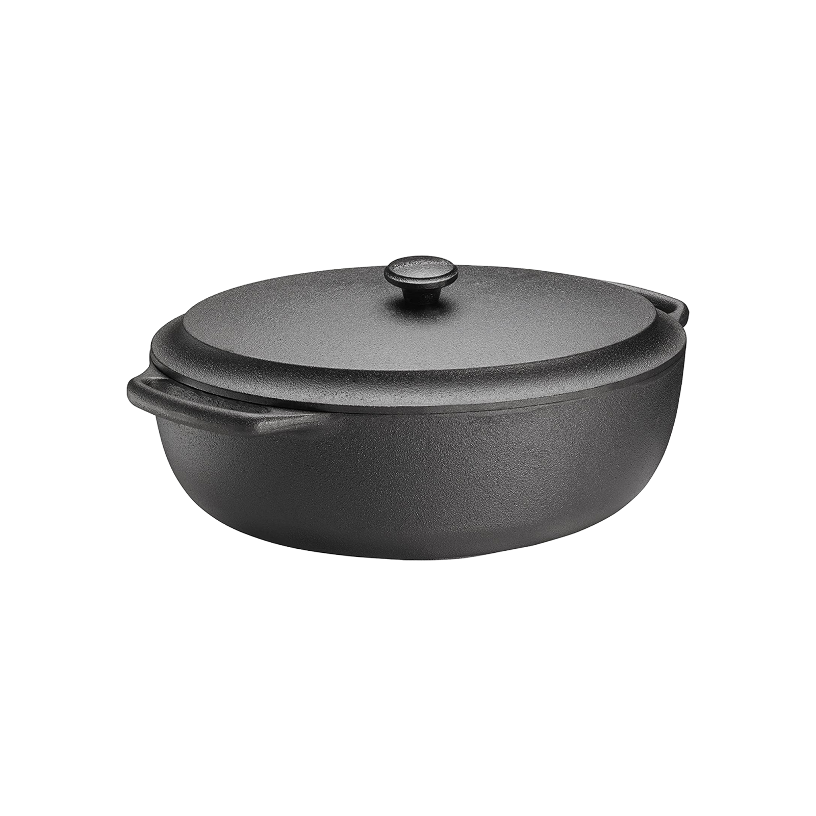 Cast Iron Oval Casserole with Lid, 4L - Gessato Design Store