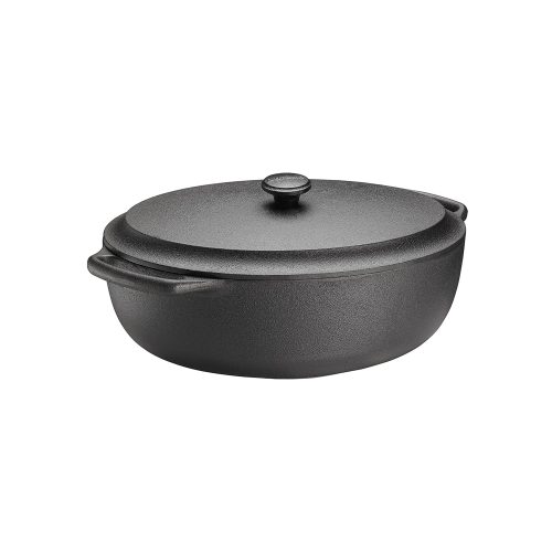 Cast Iron Oval Casserole with Lid, 4L - Gessato Design Store