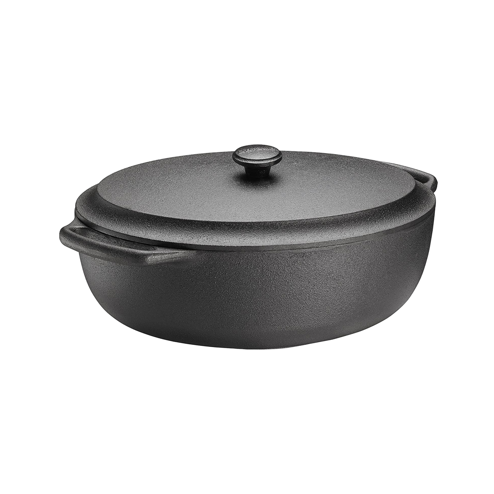 Cast Iron Oval Casserole with Lid, 6L - Gessato Design Store