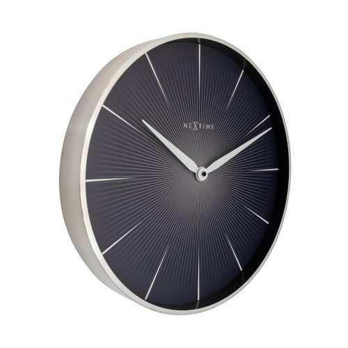 2 Seconds- Wall Clock, Black - Gessato Design Store