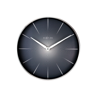 2 Seconds- Wall Clock, Black - Gessato Design Store