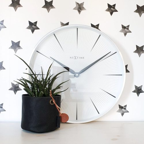 2 Seconds- Wall Clock, White - Gessato Design Store