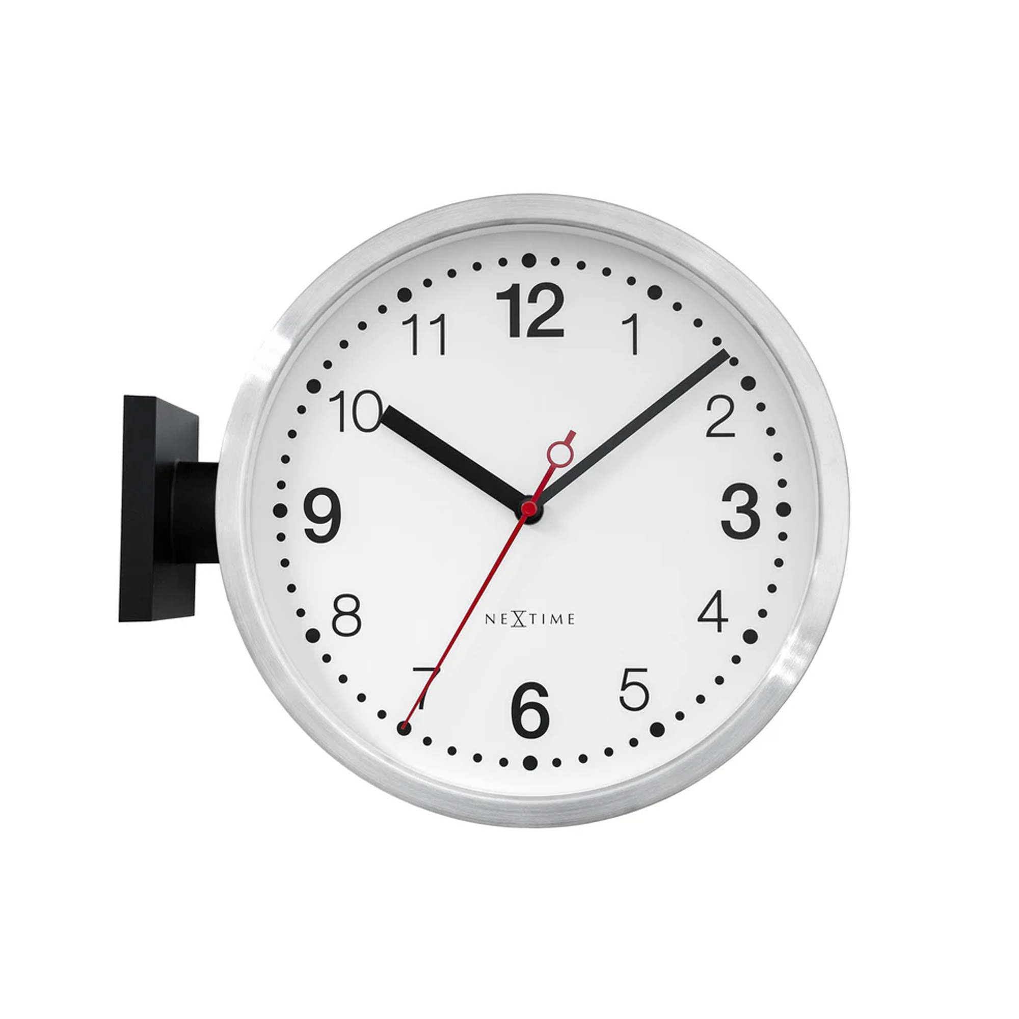 Next Time Clock NeXtime - Station Double Sided - Wall Clock | Gessato Design Store