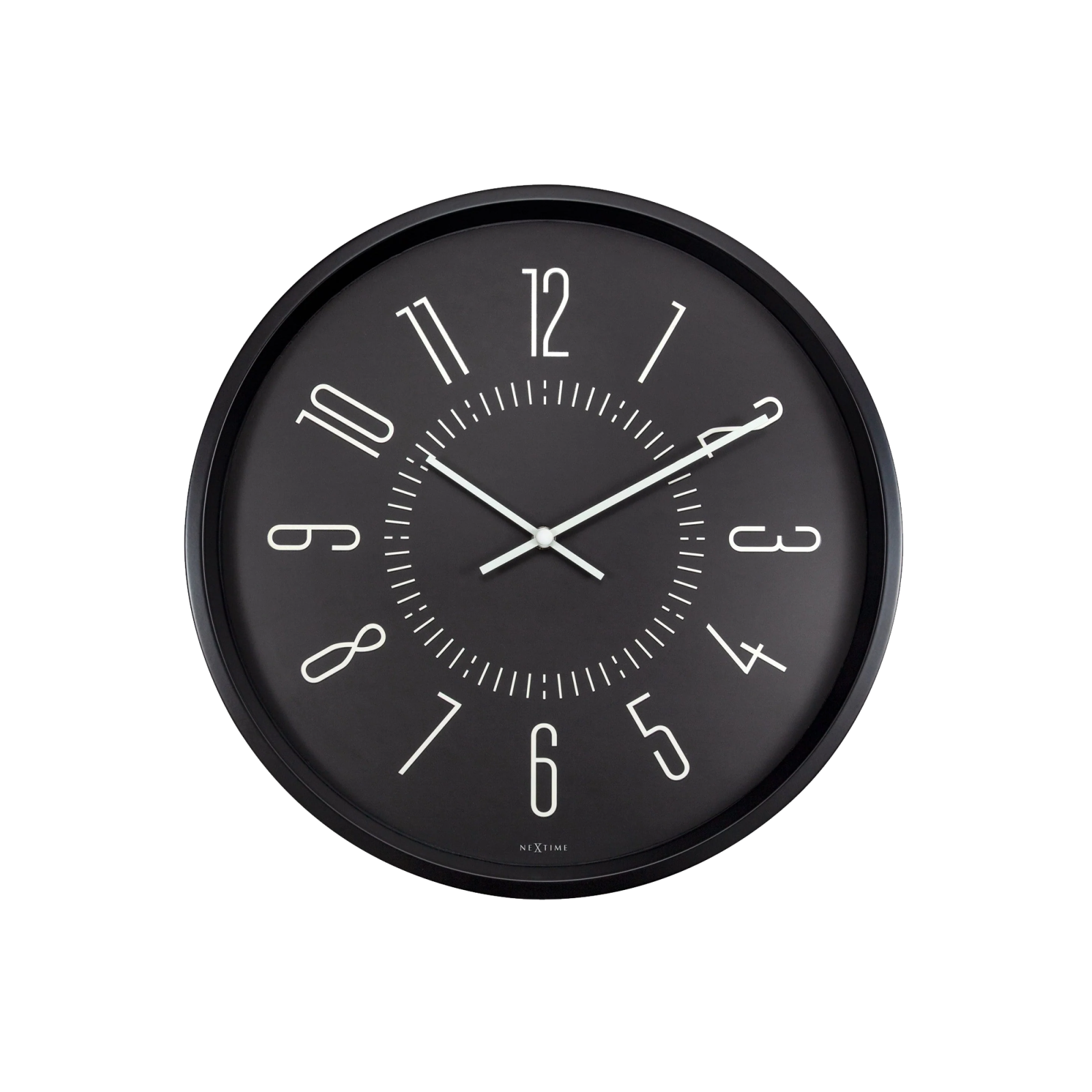 Luminous - Wall Clock, Black - Gessato Design Store