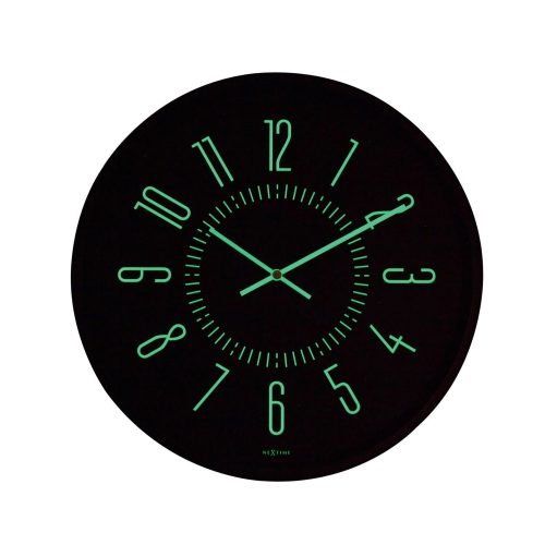 Luminous - Wall Clock, Black - Gessato Design Store