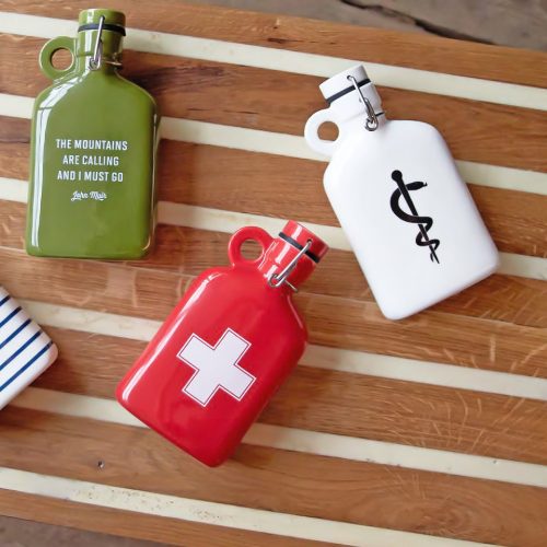 Ceramic Flask - Apothecary - Gessato Design Store