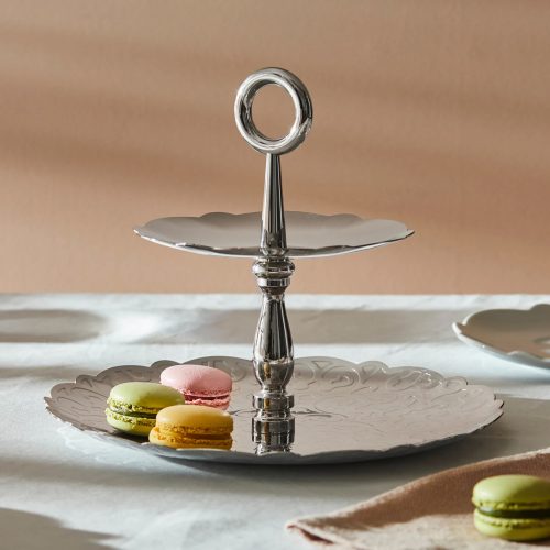 Dressed Two Dish Cake Stand - Gessato Design Store