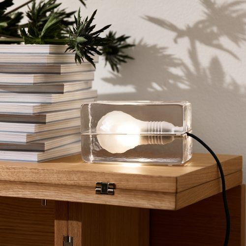 Glass Block Lamp - Gessato Design Store