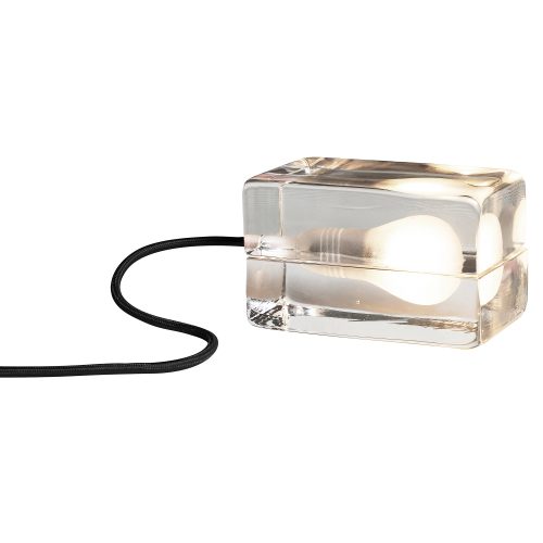 Glass Block Lamp - Gessato Design Store