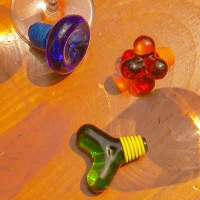 Hobknob Glass Bottle Stopper - Gessato Design Store