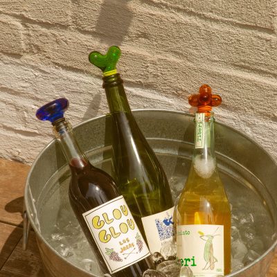 Hobknob Glass Bottle Stopper - Gessato Design Store