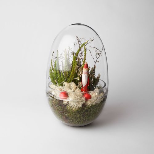 Grow Greenhouse, Glass Terrarium with Lid - Gessato Design Store