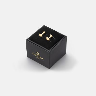 Icon Spike Cufflinks, Matte Gold - Gessato Design Store
