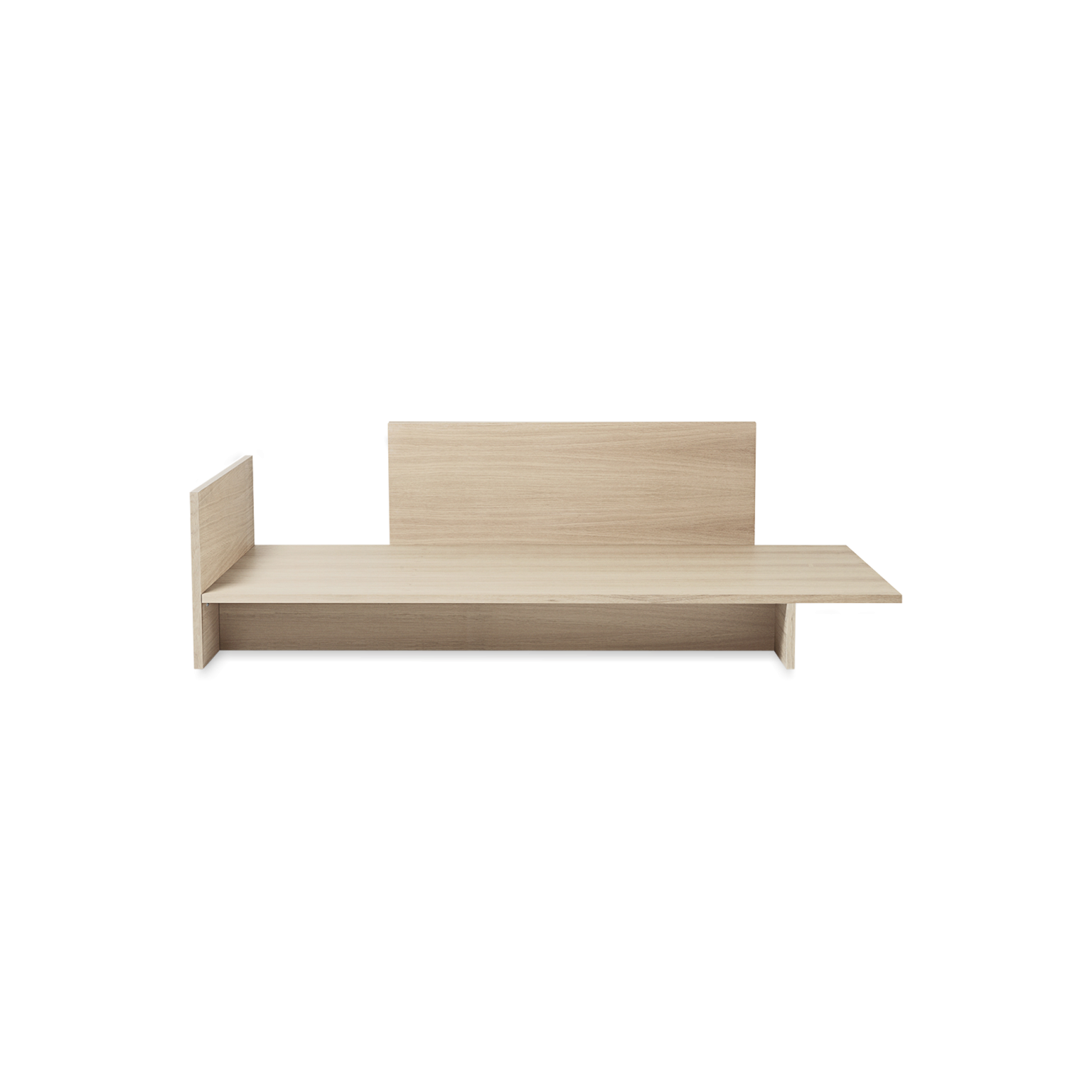 Kona Bed Natural Oak Veneer Gessato Design Store