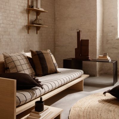 Kona Bed Natural Oak Veneer - Gessato Design Store