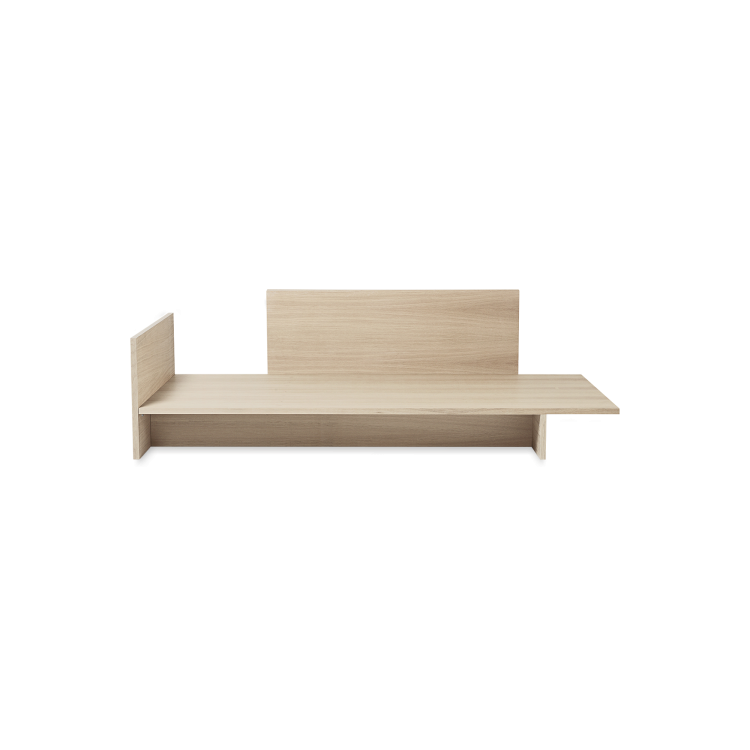 Kona Bed Natural Oak Veneer - Gessato Design Store