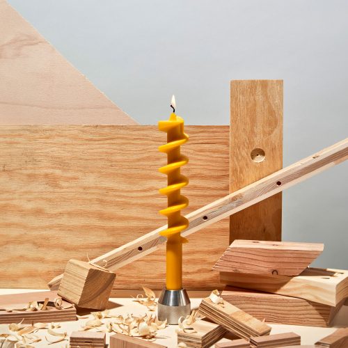 Auger Drill Bit Candle - Gessato Design Store