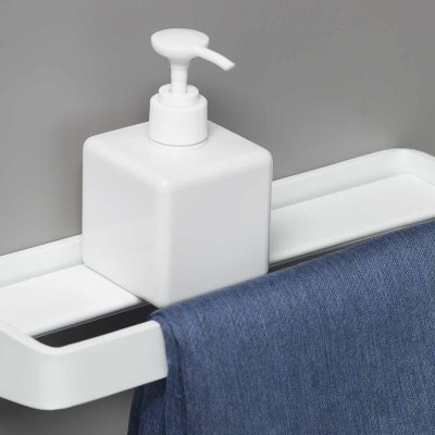 Brunt - Towel Holder + Shelf 24" - Gessato Design Store