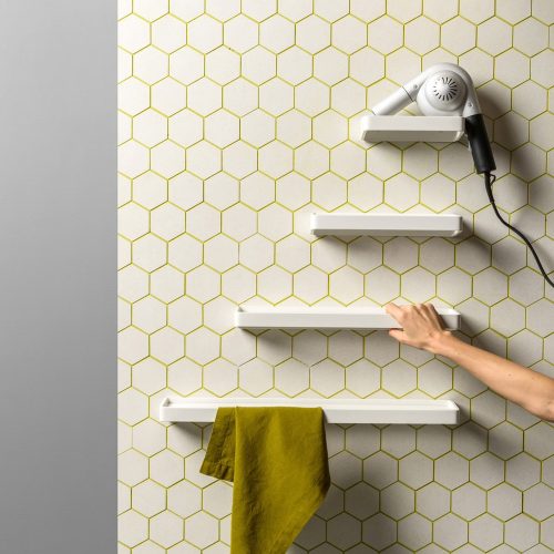 Brunt - Towel Holder + Shelf 8" - Gessato Design Store