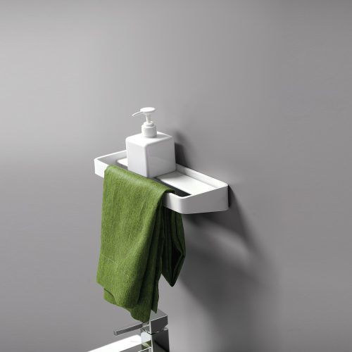 Brunt - Towel Holder + Shelf 8" - Gessato Design Store