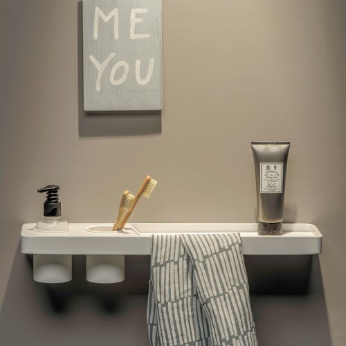 Brunt - Towel Holder + Toothbrush Holder - Gessato Design Store