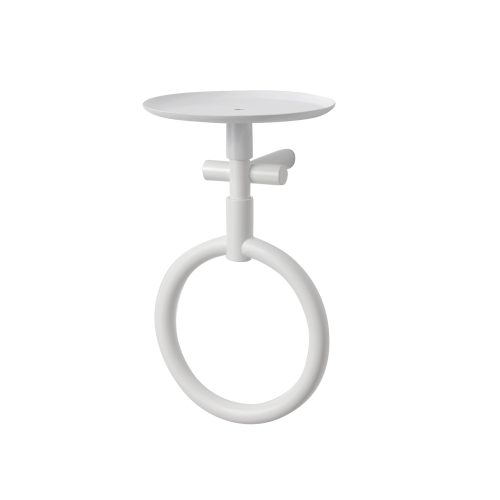 Buck - Ring Towel Holder + Round Shelf - Gessato Design Store