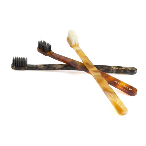 Coccola Carbon Infused Bristle Toothbrush, Honey - Gessato Design Store