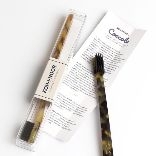 Coccola Carbon Infused Bristle Toothbrush, Honey - Gessato Design Store