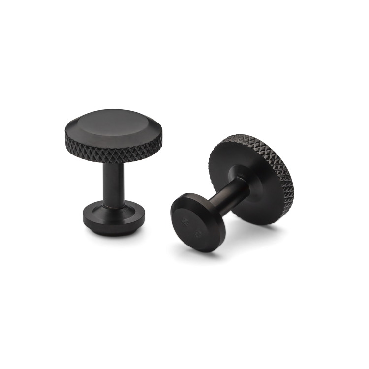 Icon Cufflinks Model 8 – Titanium Black