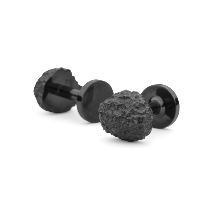 Opaque Objects Cufflinks – Titanium Black