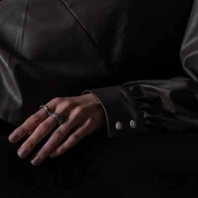 Opaque Objects Cufflinks - Silver - Gessato Design Store