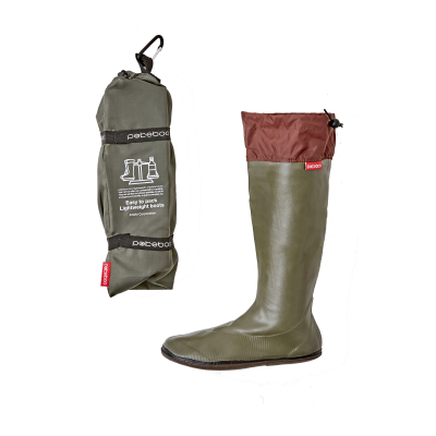 Pokeboo Rubber Rain Boots Khaki - Gessato Design Store
