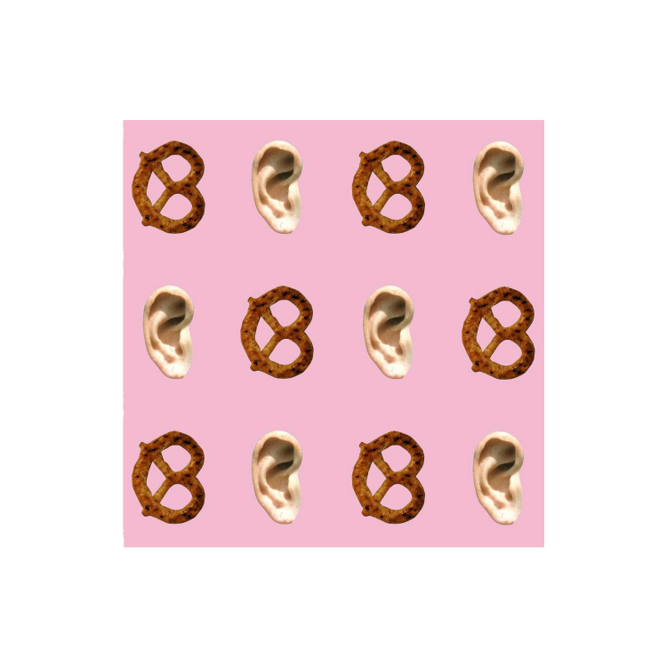 Pretzel / Ear by John Baldessari