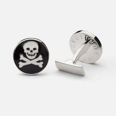 Skull & Bones, Black / Silver - Gessato Design Store