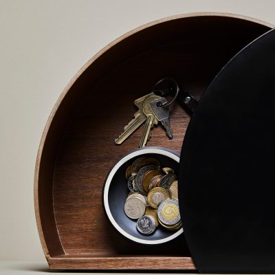 Wallie Wall Drawer Walnut - Gessato Design Store